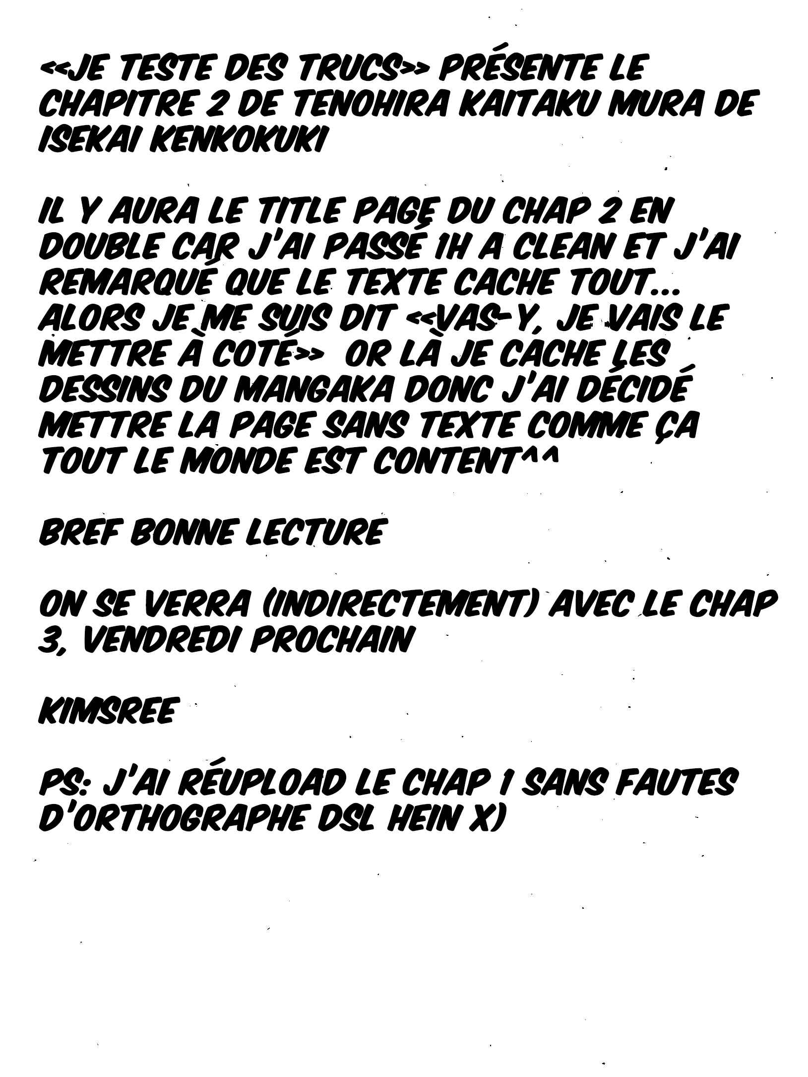 Chapitre 2, planche 1