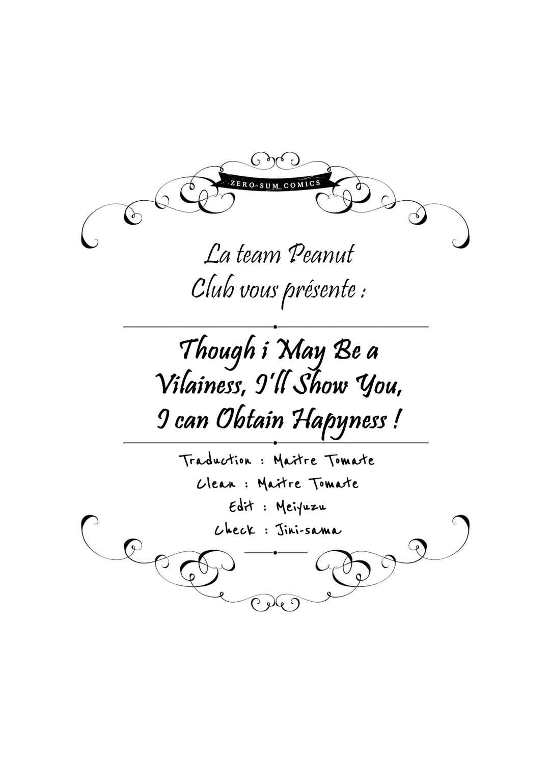 Chapitre 6 : Je me suis réincarnée en méchante. Venez vite ! Mon engagement va être rompu !, planche 1