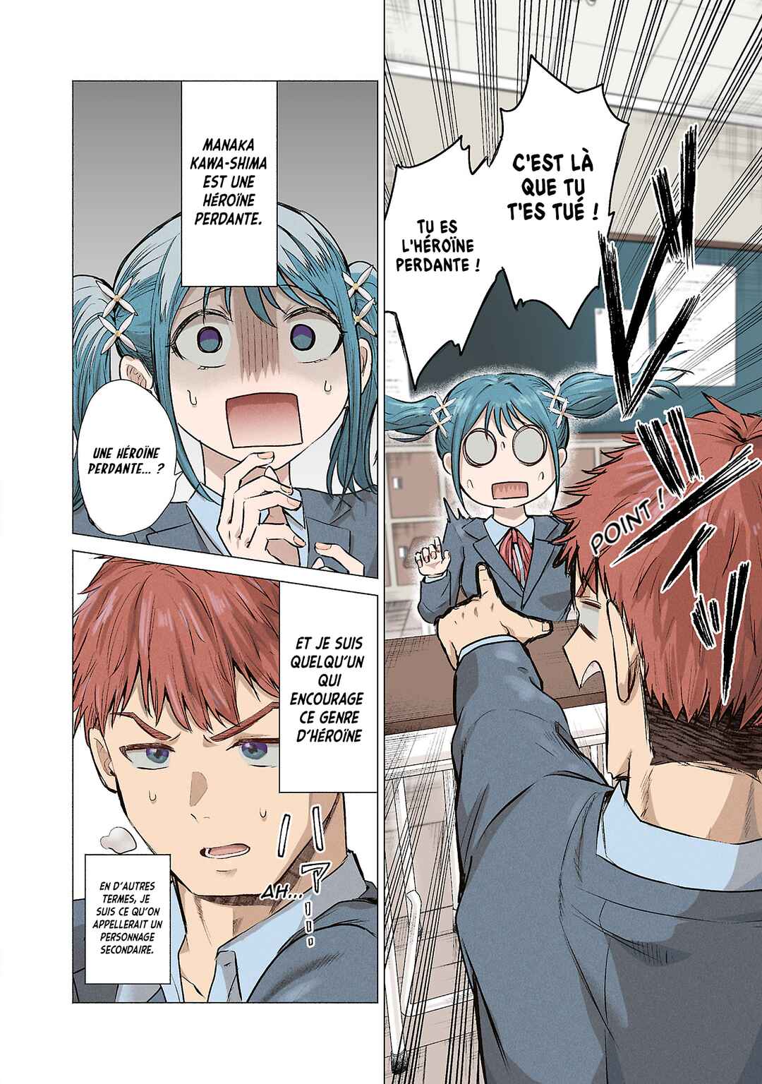 Chapitre 1 : Je veux que Manaka Kawashima gagne !, planche 2