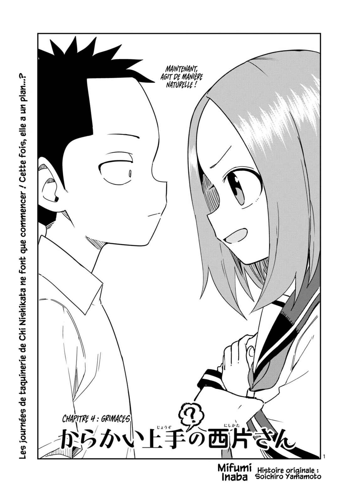 Chapitre 4 : Grimaces, planche 1